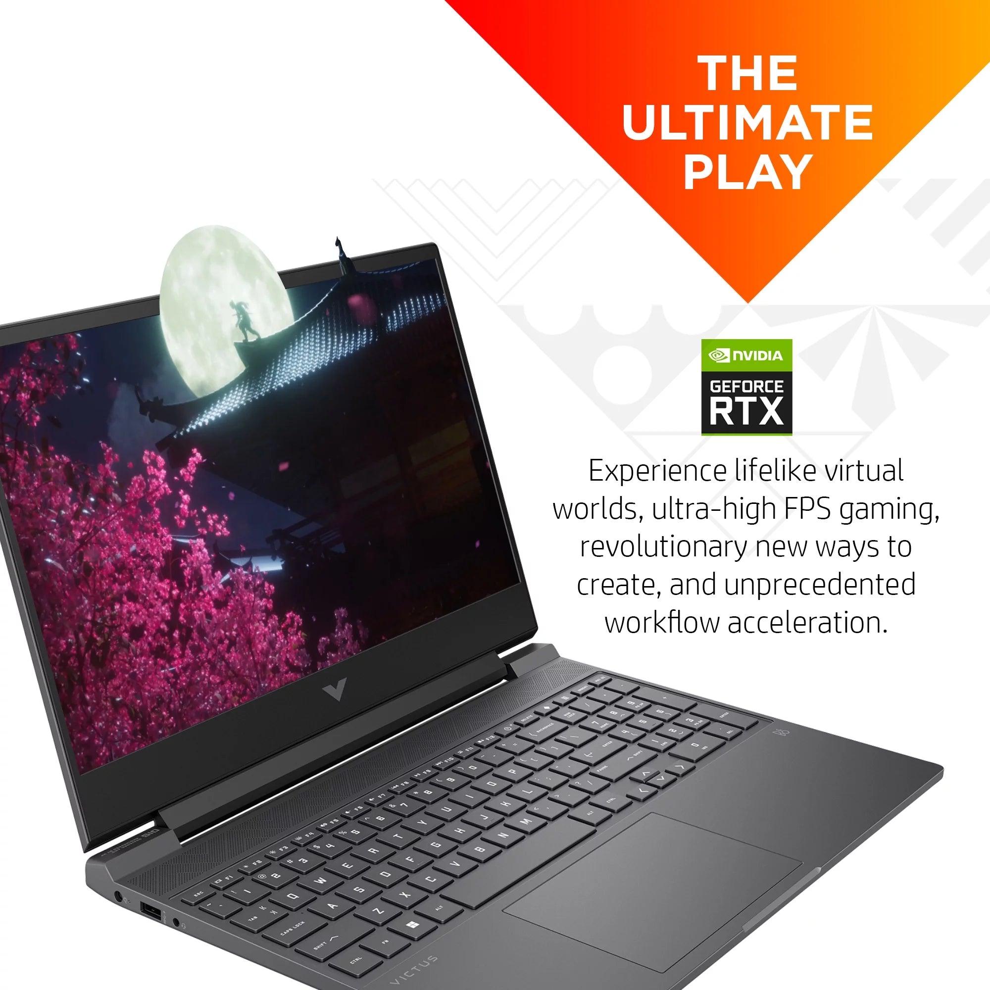 15.6" 144Hz Gaming Laptop, Intel Core i5, 16GB RAM, 512GB SSD W777989