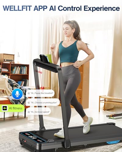 2 in 1 Smart Walking Pad Treadmill with 300lbs Capacity I1109