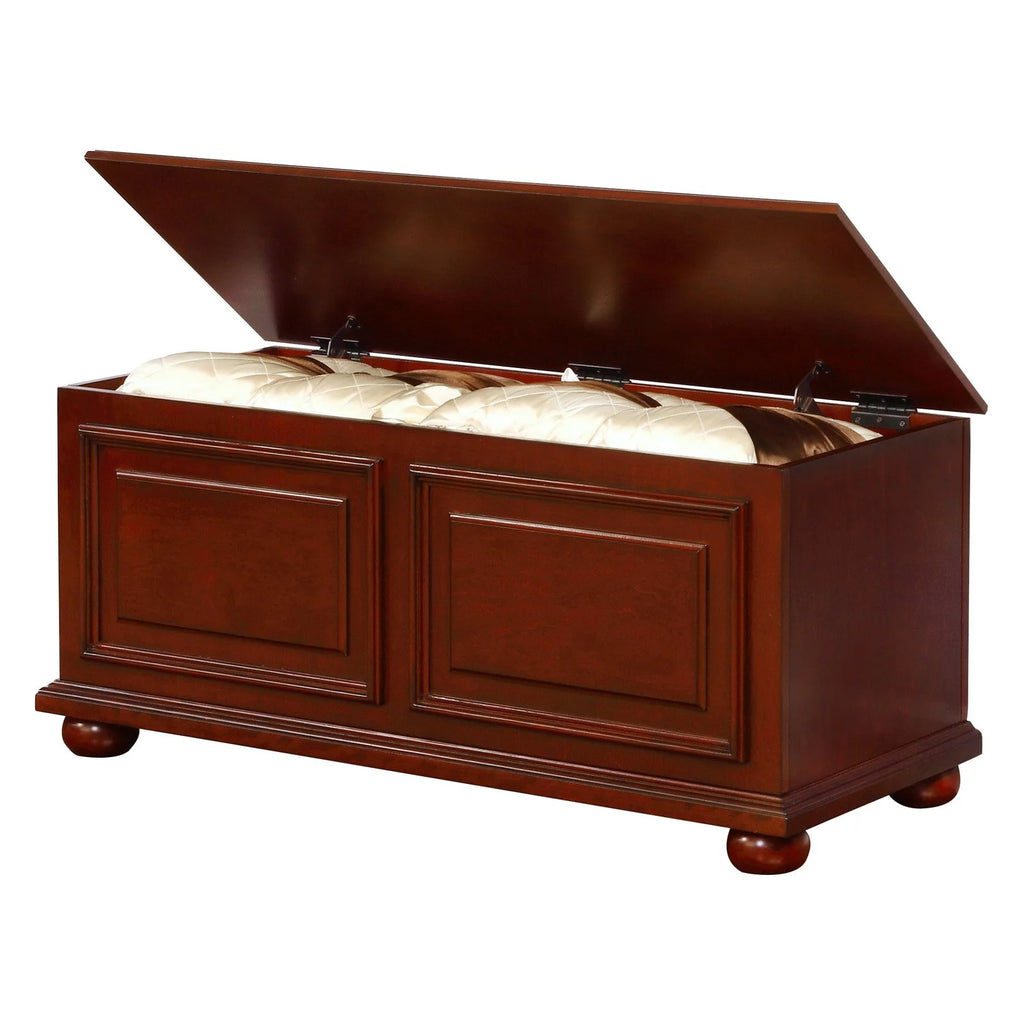 Traditional Cedar Storage Chest, Cherry Finish B4502