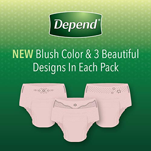 Incontinence Underwear for Women, Disposable, Maximum Absorbency, Large, 52 Count H7940