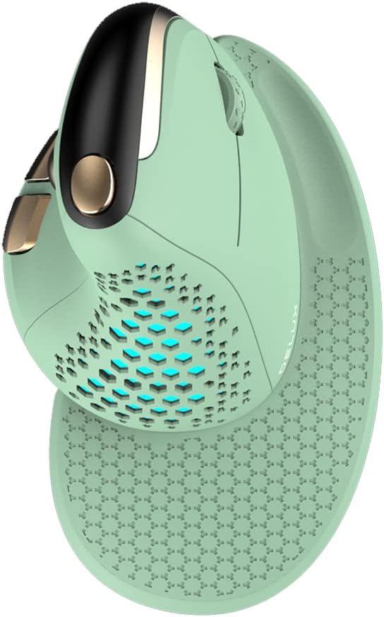 Wireless Ergonomic Vertical Mouse with OLED Screen, 7200DPI, Rechargeable O316945