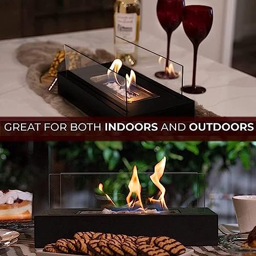 Tabletop Fire Pit Bowl, Portable Smokeless Fireplace for Outdoor Camping A796764