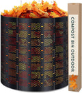 Compost Bins Outdoor Compost Bin Outdoor Composter Easy Assembling Large Capacity Yard Waste Bins Compost Bin Outside Outdoor Composting Bins