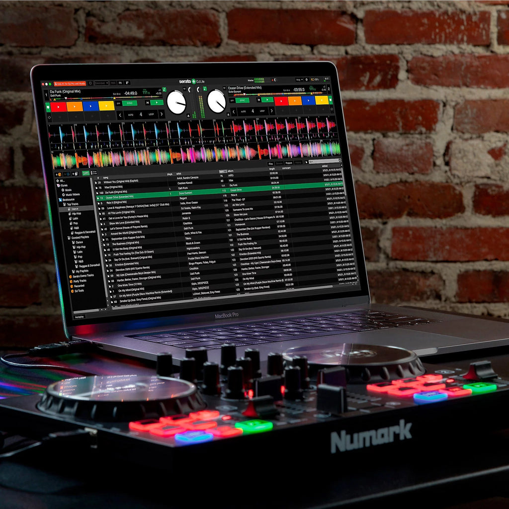 DJ Controller Set with Built-In Lights and Mixer J9616
