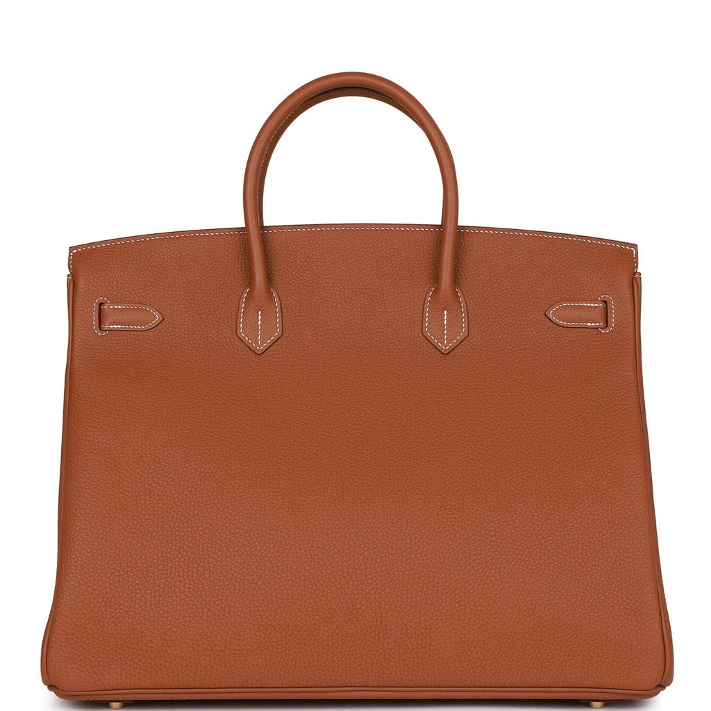 Gold Togo Leather Handbag J6646