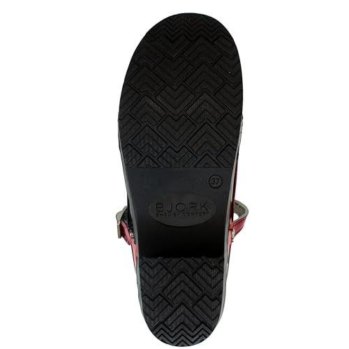 Women's Mary Jane Leather Clogs Z500