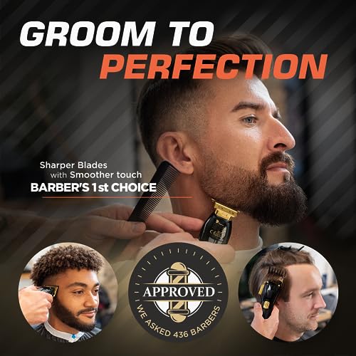 Professional Hair Clippers for Men, Cordless Trimmer Set with Precise Cutting U595966