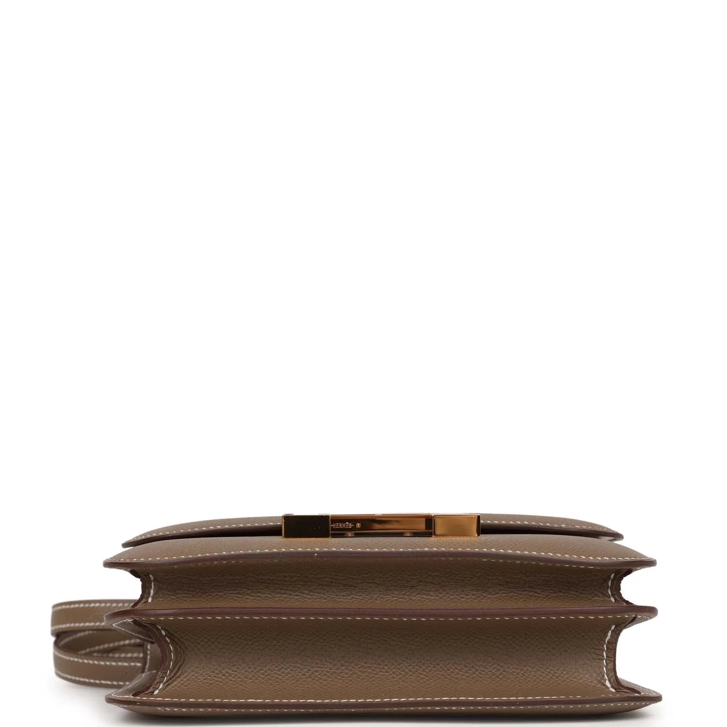 Constance 18 Etoupe Epsom Gold Hardware F14501