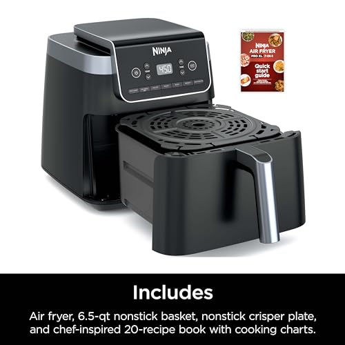 Air Fryer 4-in-1 with 5 QT Capacity, Nonstick Basket & Crisper Plate V1873