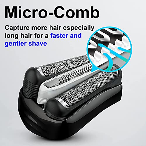 Replacement Head for Braun ProSkin Electric Shaver, Compatible with 3000s Series (2 Pack) T319