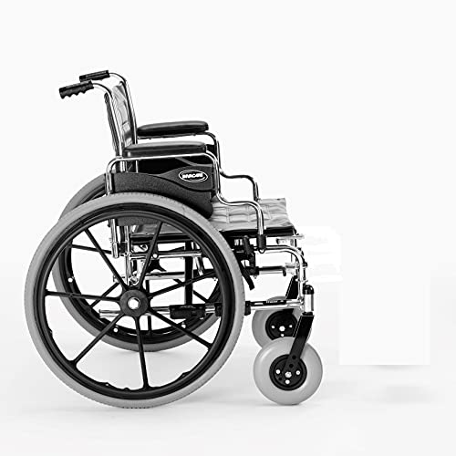 Manual Bariatric Folding Wheelchair for Adults, 22 Inch Seat P46954