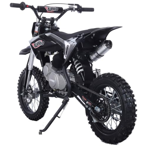 125cc Kids Dirt Bike with 4-Speed Semi-Automatic Transmission, 14"/12" Tires Q4204