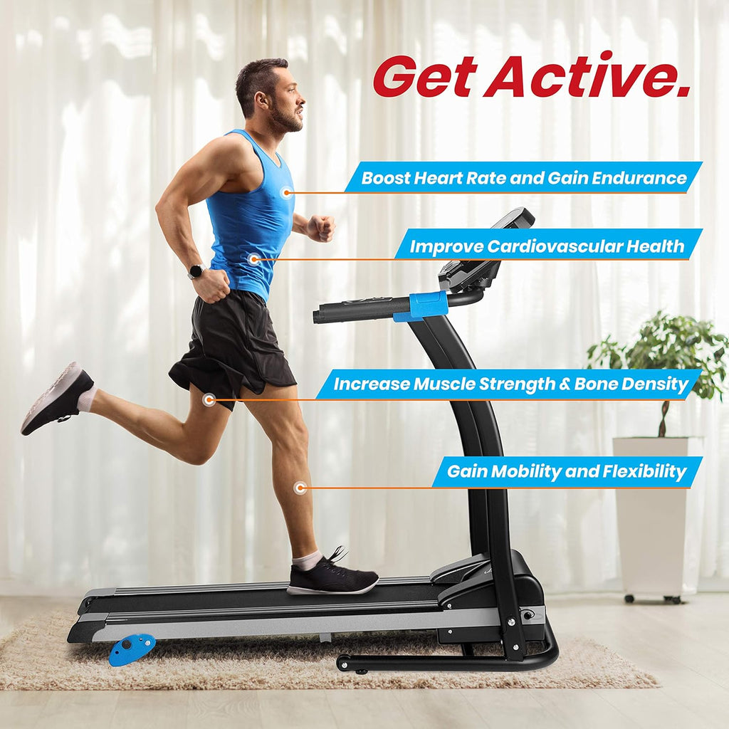Smart Digital Incline Treadmill with Folding Electric Motor S7316
