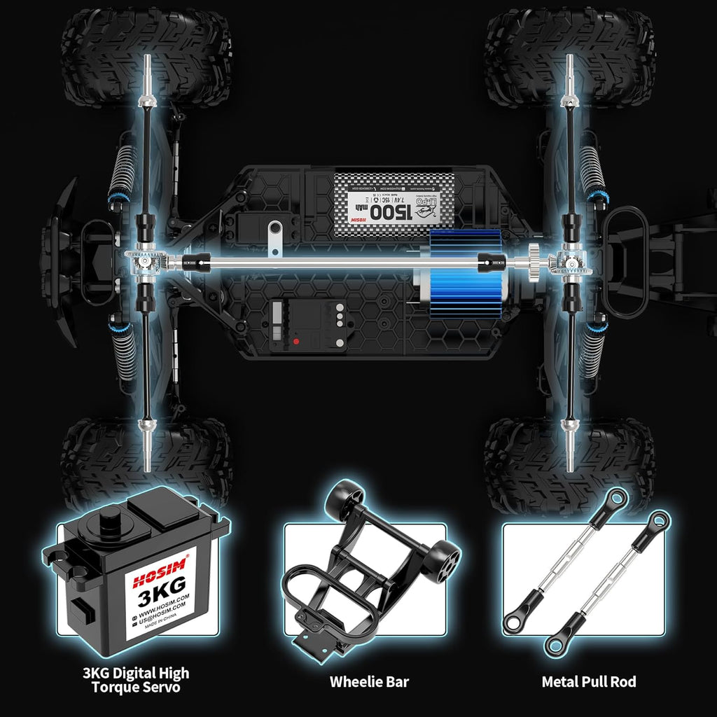 1:10 RC Car High Speed Remote Control Truck W48942