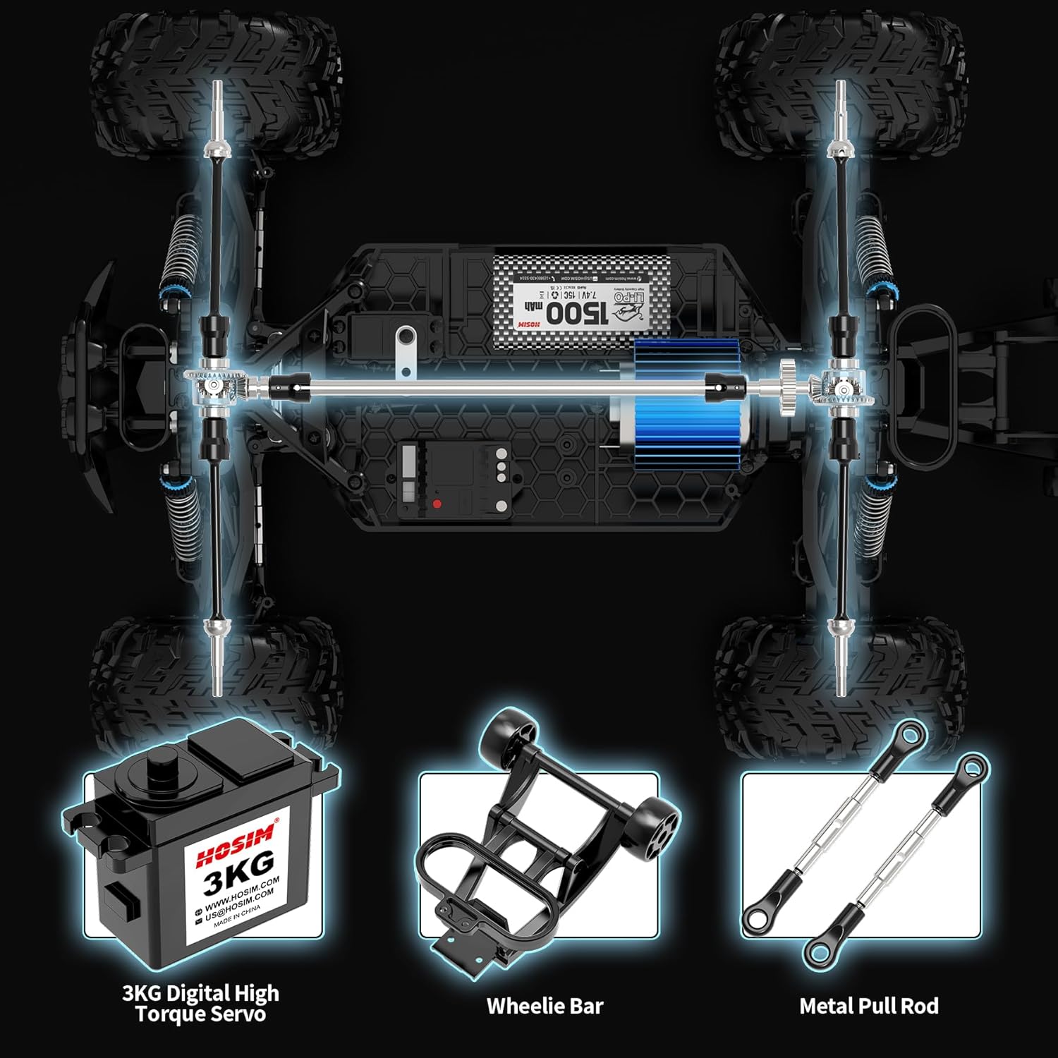 1:10 RC Car High Speed Remote Control Truck W48942