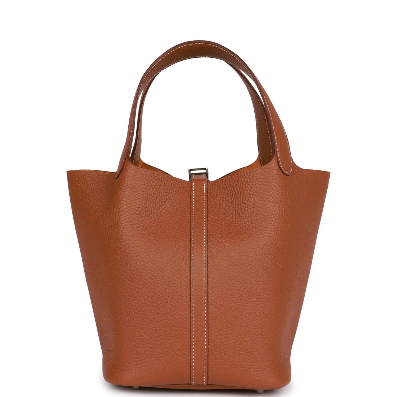 Picotin Lock 22 Leather Handbag A7457