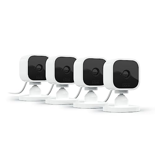 Compact indoor plug-in smart security camera, 1080p HD, night vision, motion detection, two-way audio, 2 cameras K8145