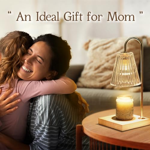 Candle Warmer Lamp with 2 Bulbs, Dimmable Wax Melt Warmer V83748