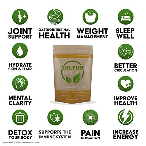 Organic Sulfur Supplement, 99.9% Pure, Lab-Tested D27861