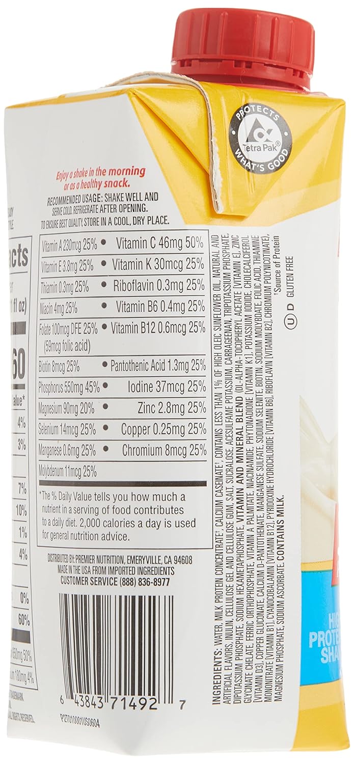 Bananas & Cream High Protein Shake, 15 x 11 fl oz T38922