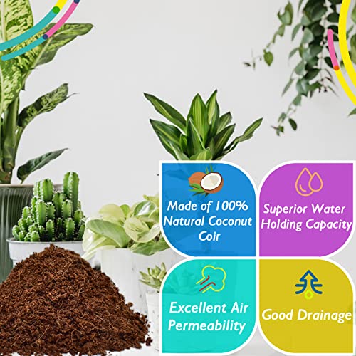 Organic Coconut Coir Brick Compressed Potting Soil for Plants Flowers Reptiles X914