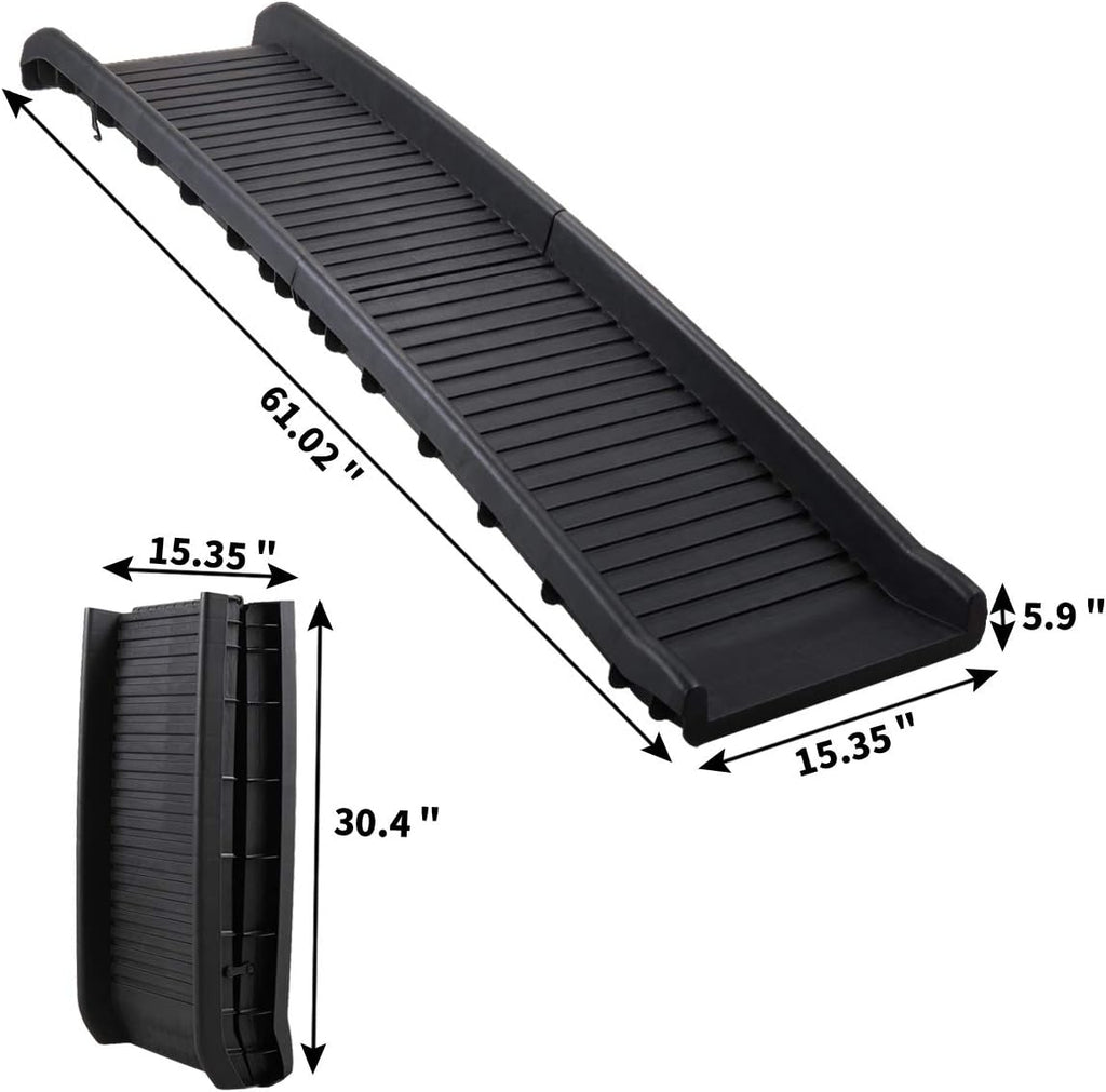 Heavy Duty Portable Folding Dog Ramp for Large Dogs SUV Truck Car F99479