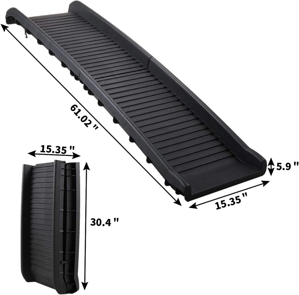 Heavy Duty Portable Folding Dog Ramp for Large Dogs SUV Truck Car F99479