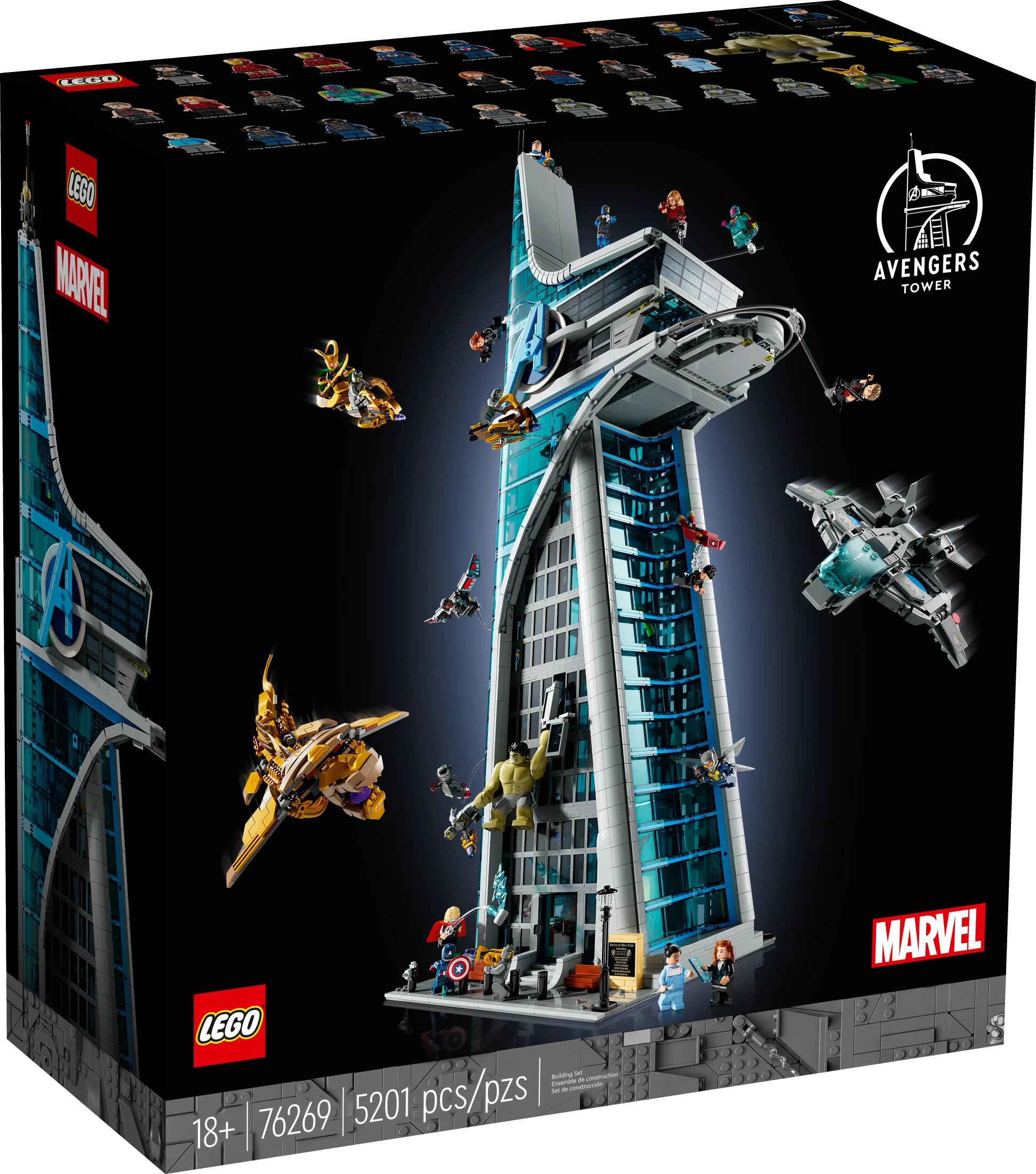 Marvel Avengers Tower Building Kit with 31 Figures Q737408