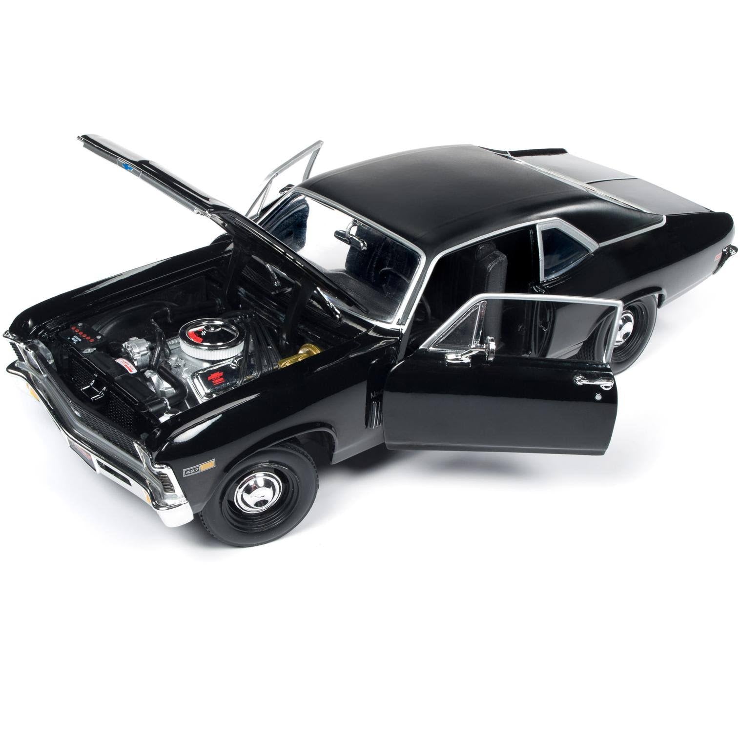 1969 Chevrolet Yenko Nova SS Gloss Black with Matt Black Top Muscle Car K9852