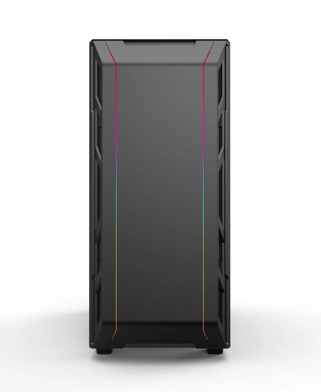 Compact EATX Mid-Tower Case, Tempered Glass, Digital RGB, Black U889966