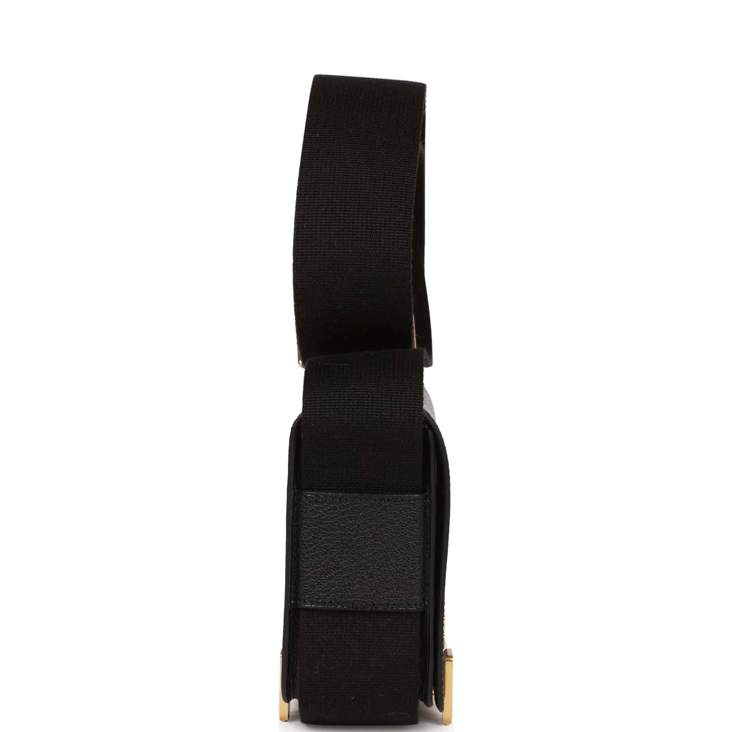 Black Chevre Leather Sandals J648